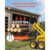 image:imageVEVOR Skid Steer Pallet Forks 2600 lbs Rated Capacity Pallet Fork Frame Attachment with 48inch Pallet Forks Blades 178 inch Ball Hitch Receiver Quick Tach Connection for Skid Steers Tractors
