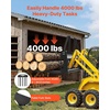 image:imageVEVOR Skid Steer Pallet Forks 45 Pallet Fork Frame with 48 Fork Blades 2inch Hitch Receiver amp Spear Sleeves Rated 4000 LB Fit for Skid Steers Tractors42 Forks