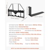 image:imageVEVOR Skid Steer Pallet Forks 45 Pallet Fork Frame with 48 Fork Blades 2inch Hitch Receiver amp Spear Sleeves Rated 4000 LB Fit for Skid Steers Tractors48 Forks