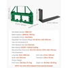 image:imageVEVOR Skid Steer Pallet Forks 50 Pallet Fork Frame with 42 Fork Blades 2inch Hitch Receiver amp Spear Sleeves Rated 4000 LB Fit for JD Tractors42 Forks