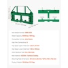 image:imageVEVOR Skid Steer Pallet Frame 4000 lbs Rated Load Capacity 50inch Pallet Fork Frame Attachments with 2inch Hitch Receiver amp Spear Sleeves Fit for John Deere Loaders Quick Attach Mount Frame OnlyFit for JD