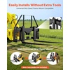 image:imageVEVOR Skid Steer Pallet Frame 4000 lbs Rated Load Capacity 50inch Pallet Fork Frame Attachments with 2inch Hitch Receiver amp Spear Sleeves Fit for John Deere Loaders Quick Attach Mount Frame Only45 x 7 x 3425 in