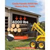 image:imageVEVOR Skid Steer Pallet Frame 4000 lbs Rated Load Capacity 50inch Pallet Fork Frame Attachments with 2inch Hitch Receiver amp Spear Sleeves Fit for John Deere Loaders Quick Attach Mount Frame Only45 x 7 x 19 in