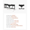 image:imageVEVOR Skid Steer Pallet Frame 4000 lbs Rated Load Capacity 50inch Pallet Fork Frame Attachments with 2inch Hitch Receiver amp Spear Sleeves Fit for John Deere Loaders Quick Attach Mount Frame Only45 x 7 x 19 in
