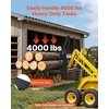 image:imageVEVOR Skid Steer Pallet Frame 4000 lbs Rated Load Capacity 50inch Pallet Fork Frame Attachments with 2inch Hitch Receiver amp Spear Sleeves Fit for John Deere Loaders Quick Attach Mount Frame Only45 x 7 x 3425 in