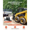 image:imageVEVOR Skid Steer Pallet Frame 4000 lbs Rated Load Capacity 50inch Pallet Fork Frame Attachments with 2inch Hitch Receiver amp Spear Sleeves Fit for John Deere Loaders Quick Attach Mount Frame Only45 x 7 x 3425 in