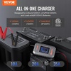 image:imageVEVOR Smart Battery Charger 25A 6V 12V 24V Ternary Lithium LiFePO4 LeadAcid GelAGM Battery Charger with 34Inch LCD Display Trickle Charging Maintainer Desulfator for Car Boat Motorcycle79 x 45 x 212 in