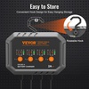 image:imageVEVOR Smart Battery Charger 25A 6V 12V 24V Ternary Lithium LiFePO4 LeadAcid GelAGM Battery Charger with 34Inch LCD Display Trickle Charging Maintainer Desulfator for Car Boat Motorcycle2A4