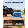 image:imageVEVOR Smart Battery Charger 25A 6V 12V 24V Ternary Lithium LiFePO4 LeadAcid GelAGM Battery Charger with 34Inch LCD Display Trickle Charging Maintainer Desulfator for Car Boat Motorcycle25A
