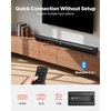 image:imageVEVOR Sound Bar for Smart TV 21 Channel 35Inch Compact Soundbar TV Speakers with Builtin Subwoofer for Projector Bluetooth AUX Connection Easy Setup 120W Surround Sound System for Home Audio35IN Compact