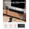 image:imageVEVOR Sound Bar for Smart TV 21 Channel 35Inch Compact Soundbar TV Speakers with Builtin Subwoofer for Projector Bluetooth AUX Connection Easy Setup 120W Surround Sound System for Home Audio24IN Compact