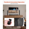image:imageVEVOR Sound Bar for Smart TV 21 Channel 35Inch Compact Soundbar TV Speakers with Builtin Subwoofer for Projector Bluetooth AUX Connection Easy Setup 120W Surround Sound System for Home Audio32IN Detachable