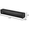 image:imageVEVOR Sound Bar for Smart TV 21 Channel 35Inch Compact Soundbar TV Speakers with Builtin Subwoofer for Projector Bluetooth AUX Connection Easy Setup 120W Surround Sound System for Home Audio17IN Compact