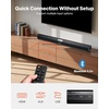 image:imageVEVOR Sound Bar for Smart TV 21 Channel 35Inch Compact Soundbar TV Speakers with Builtin Subwoofer for Projector Bluetooth AUX Connection Easy Setup 120W Surround Sound System for Home Audio32IN Compact