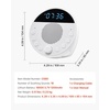 image:imageVEVOR Sound Machine 18 Soothing Sleep Sounds 7Color Night Light 6in1 White Noise Sound Machine with Dual Alarms APP AutoOff Timer and Memory Function for Baby Adults Home Office amp Travel