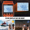 image:imageVEVOR Split Handheld Anemometer 14140 Digital Wind Speed CFM Meter Gauge with LED Backlight Screen Measures Wind Velocity Temperature Air Flow for Sailing Surfing Flying HVAC