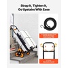 image:imageVEVOR Stair Climbing Cart 770 lbs StairClimbing Capacity HeavyDuty Folding Trolley Cart with Telescoping Handle 6 Wheels and 2 Bungee Cords Stair Climber Dolly for Home Groceries Warehouse