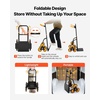 image:imageVEVOR Stair Climbing Cart 770 lbs StairClimbing Capacity HeavyDuty Folding Trolley Cart with Telescoping Handle 6 Wheels and 2 Bungee Cords Stair Climber Dolly for Home Groceries Warehouse