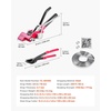 image:imageVEVOR Steel Banding Strapping Kit Heavy Duty Banding Sealer Tool with 200 ft Binding Straps 200 Metal Clasps Manual Pallet Packaging Strapping Kit for Warehouse Transportation Industrial BundlingSteel 34x200 4PC Set