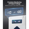 image:imageVEVOR Step Up Voltage Converter 2000VA Heavy Duty Voltage Power Converter 110V to 220V Power Transformer with 2 EU Outlets USB Output LCD Display Temperature Protection for 220V AppliancesBlack