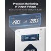 image:imageVEVOR Step Up Voltage Converter 2000VA Heavy Duty Voltage Power Converter 110V to 220V Power Transformer with 2 EU Outlets USB Output LCD Display Temperature Protection for 220V AppliancesOrange