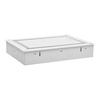 image:imageVEVOR Structured Media Enclosure 17Inch Recessed inWall Media Box with Cover WallMount Cable Management Box Kit Structured Wiring MultiMedia Cabinet ColdRolled Steel for TV Home TheaterWhiteEnclosure  Cover