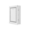 image:imageVEVOR Structured Media Enclosure 17Inch Recessed inWall Media Box with Cover WallMount Cable Management Box Kit Structured Wiring MultiMedia Cabinet ColdRolled Steel for TV Home TheaterWhiteEnclosure  Cover