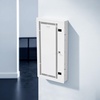 image:imageVEVOR Structured Media Enclosure 17Inch Recessed inWall Media Box with Cover WallMount Cable Management Box Kit Structured Wiring MultiMedia Cabinet ColdRolled Steel for TV Home TheaterWhiteEnclosure  Vented Door