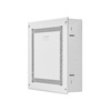 image:imageVEVOR Structured Media Enclosure 17Inch Recessed inWall Media Box with Cover WallMount Cable Management Box Kit Structured Wiring MultiMedia Cabinet ColdRolled Steel for TV Home TheaterWhiteEnclosure  Cover