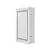 image:imageVEVOR Structured Media Enclosure 17Inch Recessed inWall Media Box with Cover WallMount Cable Management Box Kit Structured Wiring MultiMedia Cabinet ColdRolled Steel for TV Home TheaterWhiteEnclosure  Cover