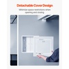 image:imageVEVOR Structured Media Enclosure 17Inch Recessed inWall Media Box with Cover WallMount Cable Management Box Kit Structured Wiring MultiMedia Cabinet ColdRolled Steel for TV Home TheaterWhiteEnclosure  Cover