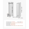 image:imageVEVOR Structured Media Enclosure 17Inch Recessed inWall Media Box with Cover WallMount Cable Management Box Kit Structured Wiring MultiMedia Cabinet ColdRolled Steel for TV Home TheaterWhiteEnclosure  Cover