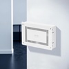 image:imageVEVOR Structured Media Enclosure 17Inch Recessed inWall Media Box with Cover WallMount Cable Management Box Kit Structured Wiring MultiMedia Cabinet ColdRolled Steel for TV Home TheaterWhiteEnclosure  Cover