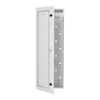 image:imageVEVOR Structured Media Enclosure 17Inch Recessed inWall Media Box with Cover WallMount Cable Management Box Kit Structured Wiring MultiMedia Cabinet ColdRolled Steel for TV Home TheaterWhiteEnclosure  Vented Door