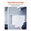 image:imageVEVOR Structured Media Enclosure 17Inch Recessed inWall Media Box with Cover WallMount Cable Management Box Kit Structured Wiring MultiMedia Cabinet ColdRolled Steel for TV Home TheaterWhiteEnclosure  Cover