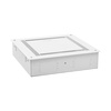 image:imageVEVOR Structured Media Enclosure 17Inch Recessed inWall Media Box with Cover WallMount Cable Management Box Kit Structured Wiring MultiMedia Cabinet ColdRolled Steel for TV Home TheaterWhiteEnclosure  Cover