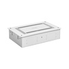 image:imageVEVOR Structured Media Enclosure 17Inch Recessed inWall Media Box with Cover WallMount Cable Management Box Kit Structured Wiring MultiMedia Cabinet ColdRolled Steel for TV Home TheaterWhiteEnclosure  Cover