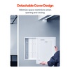 image:imageVEVOR Structured Media Enclosure 17Inch Recessed inWall Media Box with Cover WallMount Cable Management Box Kit Structured Wiring MultiMedia Cabinet ColdRolled Steel for TV Home TheaterWhiteEnclosure  Cover
