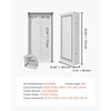 image:imageVEVOR Structured Media Enclosure 17Inch Recessed inWall Media Box with Cover WallMount Cable Management Box Kit Structured Wiring MultiMedia Cabinet ColdRolled Steel for TV Home TheaterWhiteEnclosure  Cover