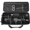 image:imageVEVOR Studio Equipment Trolley Case 3937 x 1496 x 1260 in  100 x 38 x 32 cm Rolling Camera Bag Carrying Bag with Wheels Straps Padded Compartment Handle for Light Stands Tripods Telescopesblack body with orange