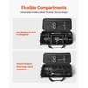 image:imageVEVOR Studio Equipment Trolley Case 3937 x 1496 x 1260 in  100 x 38 x 32 cm Rolling Camera Bag Carrying Bag with Wheels Straps Padded Compartment Handle for Light Stands Tripods Telescopesblack body with orange