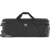 image:imageVEVOR Studio Equipment Trolley Case 3937 x 1496 x 1260 in  100 x 38 x 32 cm Rolling Camera Bag Carrying Bag with Wheels Straps Padded Compartment Handle for Light Stands Tripods Telescopesblack body with orange