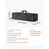 image:imageVEVOR Studio Equipment Trolley Case 4646 x 1457 x 1181 in  118 x 37 x 30 cm Rolling Camera Bag Carrying Bag with Wheels Straps Padded Compartment Handle for Light Stands Tripods Telescopes