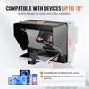 image:imageVEVOR Teleprompter 8 Desktop Prompter with Adjustable Spectroscope Remote Control for YouTube Twitch Zoom Supports DSLRWebcamSmartphone for Video RecordingLive StreamingMirror Size 10 Inch