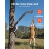 image:imageVEVOR Tree Mounted Deer Hoist 353 lbs Load Capacity Hunting Game Hoist Winch Lift with Ratchet Strap Heavy Duty Deer Hanger for Skinning Cleaning Hanging Feed and Field Dressing Black353 lbs
