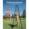 image:imageVEVOR Tree Mounted Deer Hoist 353 lbs Load Capacity Hunting Game Hoist Winch Lift with Ratchet Strap Heavy Duty Deer Hanger for Skinning Cleaning Hanging Feed and Field Dressing Black500 lbs