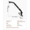 image:imageVEVOR Tree Mounted Deer Hoist 353 lbs Load Capacity Hunting Game Hoist Winch Lift with Ratchet Strap Heavy Duty Deer Hanger for Skinning Cleaning Hanging Feed and Field Dressing Black353 lbs
