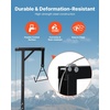 image:imageVEVOR Tripod Deer Hoist Hunting Game Hoist Winch Lift with Gambrel amp Manual Winch Hunting Game Skinning and Cleaning Accessory for Cleaning Skinning and Moving BlackBlack