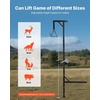 image:imageVEVOR Tripod Deer Hoist Hunting Game Hoist Winch Lift with Gambrel amp Manual Winch Hunting Game Skinning and Cleaning Accessory for Cleaning Skinning and Moving BlackBlack