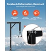 image:imageVEVOR Tripod Deer Hoist Hunting Game Hoist Winch Lift with Gambrel amp Manual Winch Hunting Game Skinning and Cleaning Accessory for Cleaning Skinning and Moving BlackBlack
